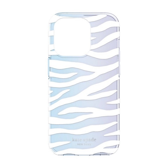 Kate Spade New York Protective Hardshell iPhone Case - White Zebra iPhone 14 NIB - Picture 5 of 7